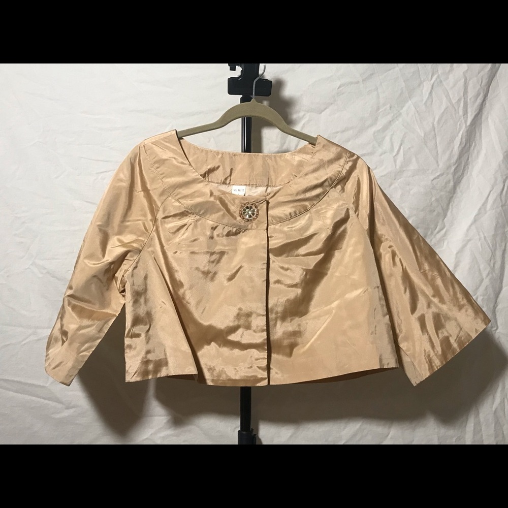 mixit shimmering gold jacket